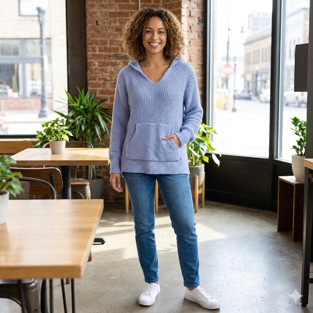 Cupcakes & Cashmere Soft Blue Hoodie